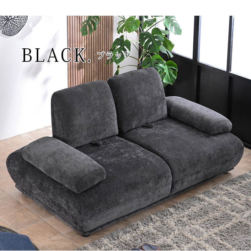 超人気！ソファ ベッド ロータイプ 2人 背もたれ3段階 お手入れ簡単 Grey 超人気！ソファ ベッド ロータイプ 2人 背もたれ3段階 お手入れ簡単