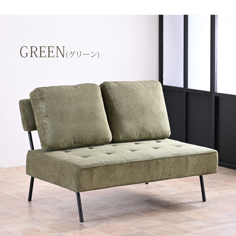 ソファ ソファー 2人掛け 2人 おしゃれ 背もたれ付き ベンチ ベンチチェア チェア コンパクト 脚付き クッション モダン 2人用 シンプル st19-7v 【玄関渡し】 | ブランド登録なし | 02