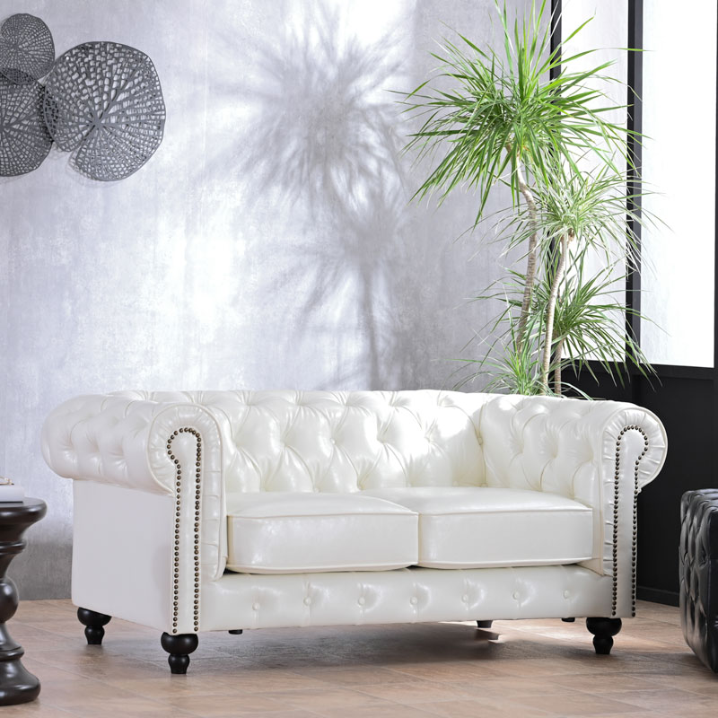 ソファ ソファー 2Pソファ チェスターフィールド おしゃれ