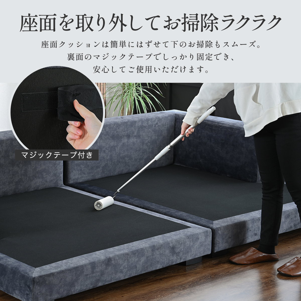 組立設置付 幅240cm 傷に強い 撥水 ソファー ソファ カウチ ディープ ワイド 3人掛け 4人掛け 3P 4P 大型 カウチソファ カウチソファー 広い 大きい | ブランド登録なし | 10