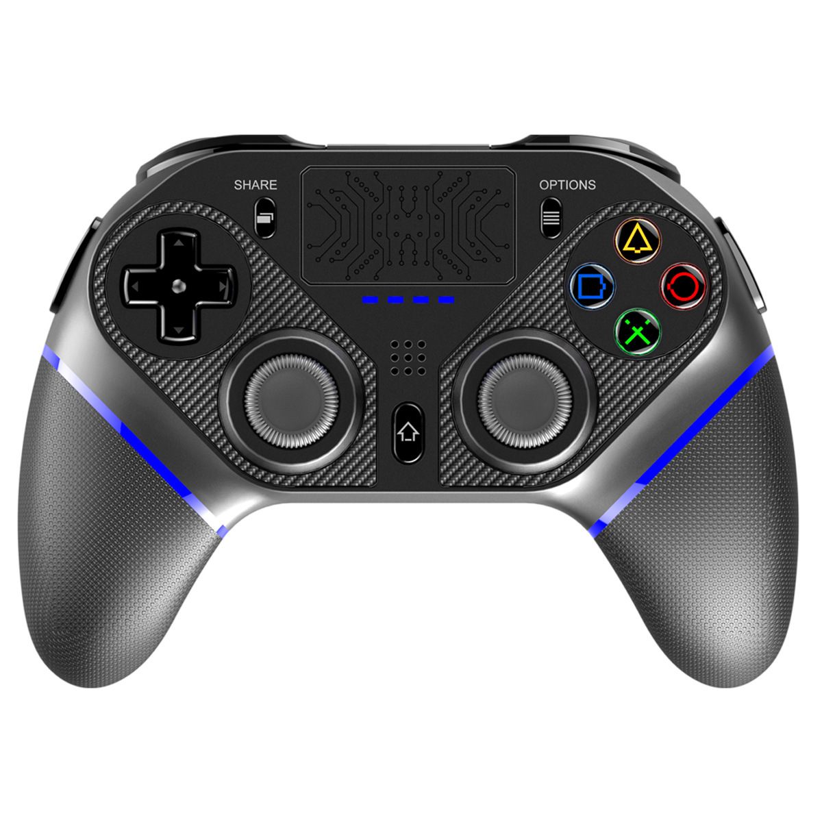 PS4 PC コントローラー ワイヤレス Steam 無線 カスタムボタンx4 Bluetooth USB 接続 PS3 スマホ Apple iOS  プロコン :thrmaone2:伊藤雑貨店 - 通販 - Yahoo!ショッピング