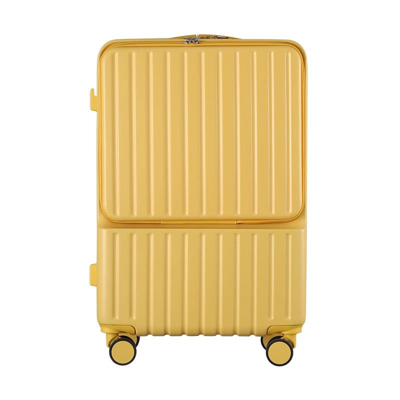 スーツケース キャリーケース 機内持ち込み 多機能スーツケース フロントオープン 前開き 超軽量 大容量 USBポート付き 充電口  カップホルダー付き 43L/69L｜guren｜06