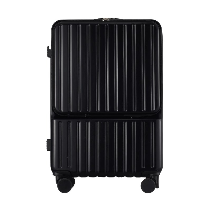 スーツケース キャリーケース 機内持ち込み 多機能スーツケース フロントオープン 前開き 超軽量 大容量 USBポート付き 充電口  カップホルダー付き 43L/69L｜guren｜03