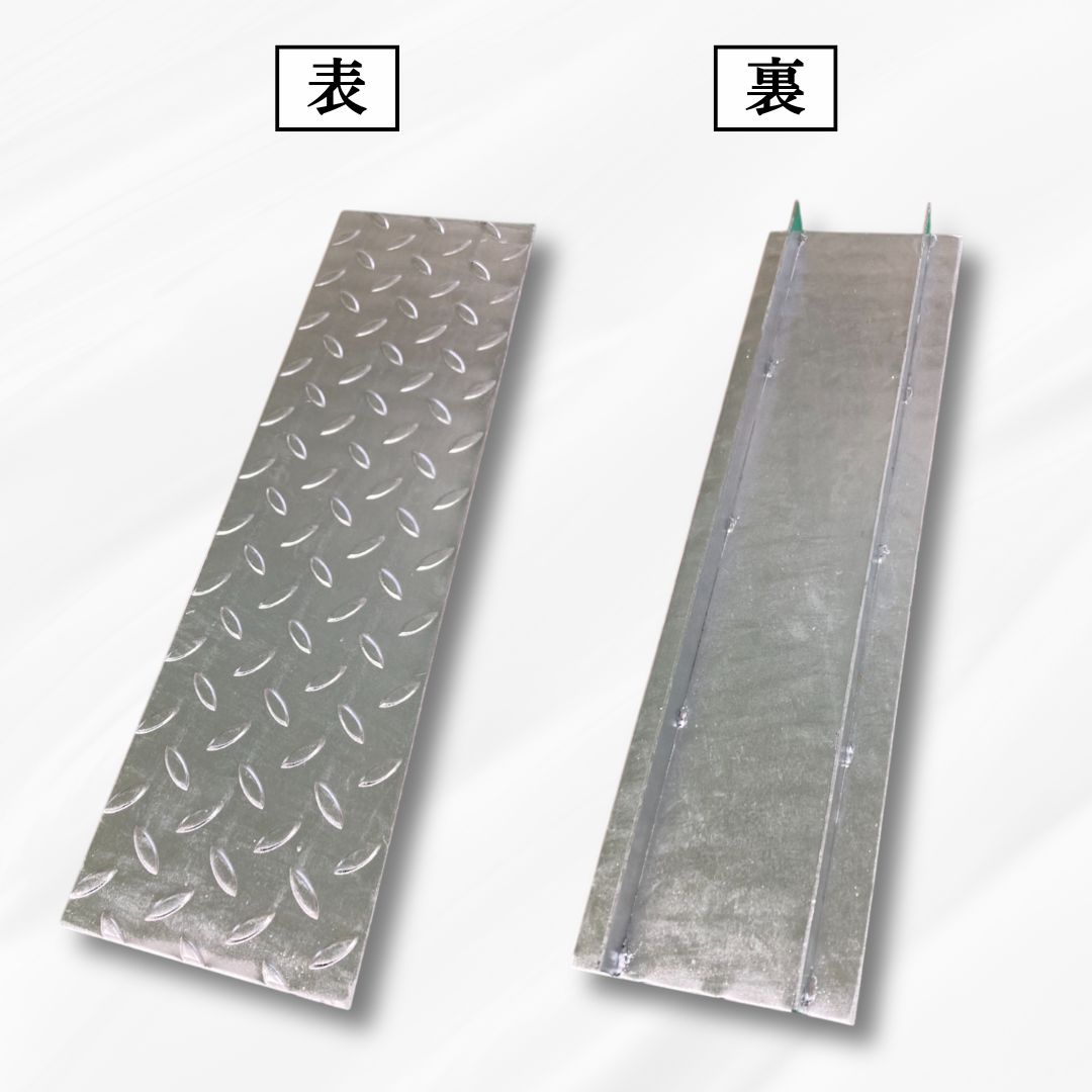 法山本店 縞鋼板 溝蓋 U字溝 KU-120 溝幅120mm用 歩道用荷重 規格 縞板