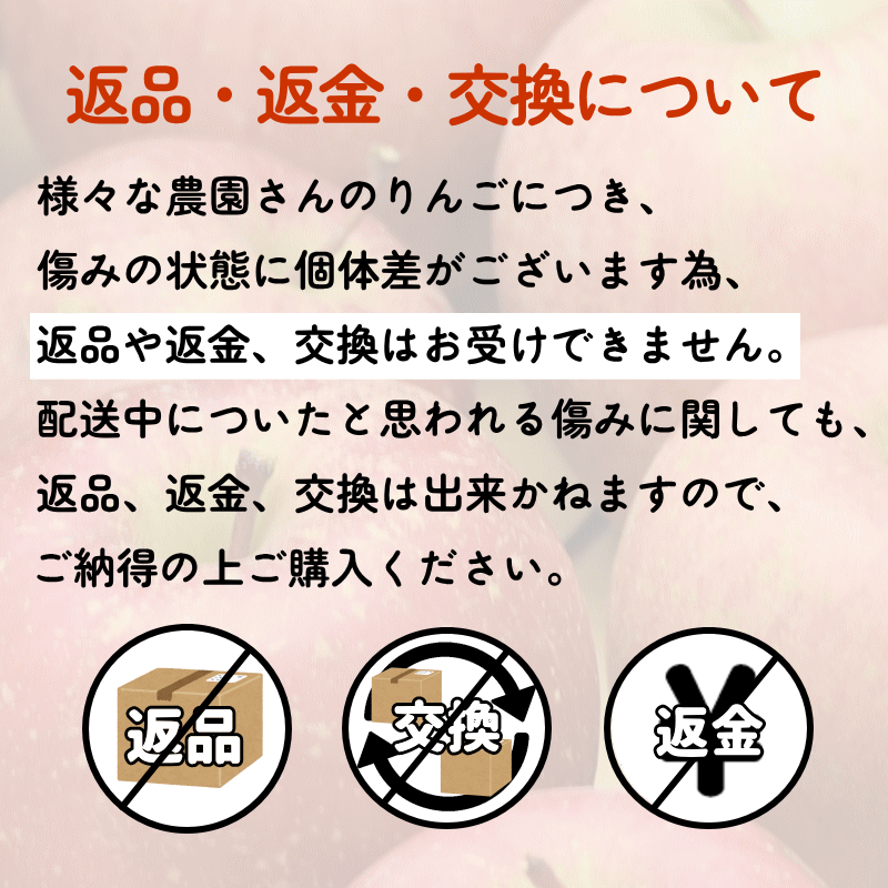 【りんご】【加工用りんご】