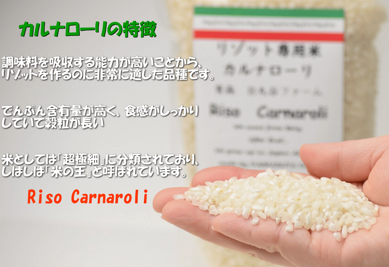 国産 カルナローリ 850g 訳あり お得 リゾット 青森県産 イタリア米 