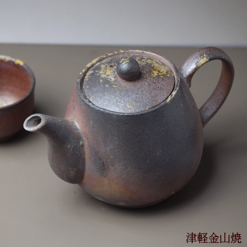 急須deポット (高さ10.5cm 幅9.0cm 奥行 15.0 重さ291g) 津軽