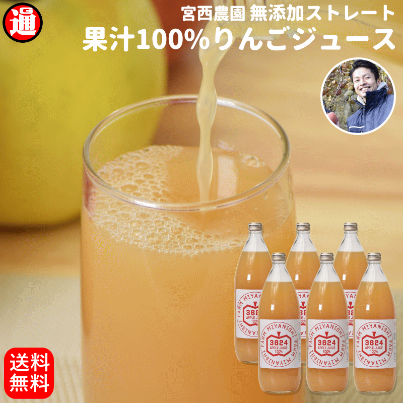 無添加 りんごジュース 100% 6本セット 宮西農園 のリンゴを100％使用 りんごジュース ストレート 無添加 みやにし農園 お取り寄せ :  miya-juice-001 : グルメ通り ヤフー店 - 通販 - Yahoo!ショッピング