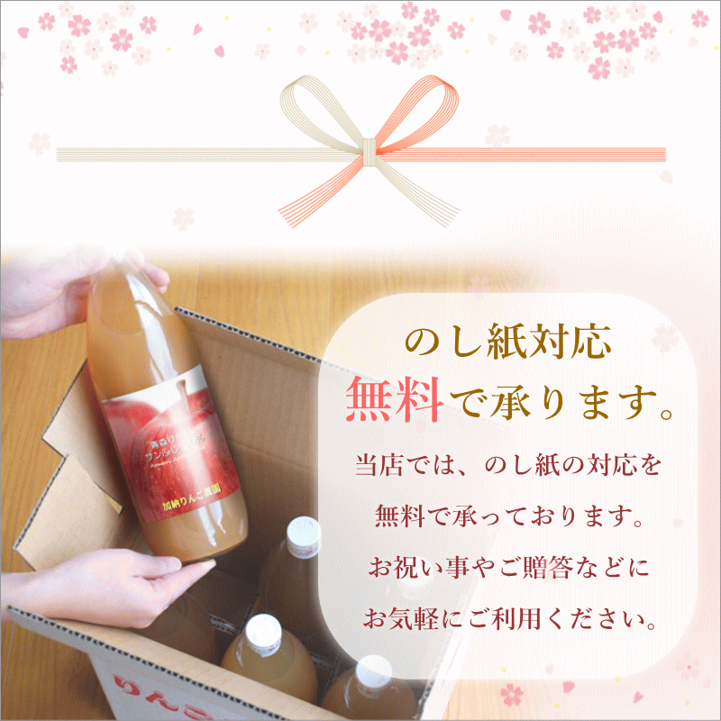無添加 りんごジュース 青森 送料無料 1L×6本 100% ストレート 飲む生