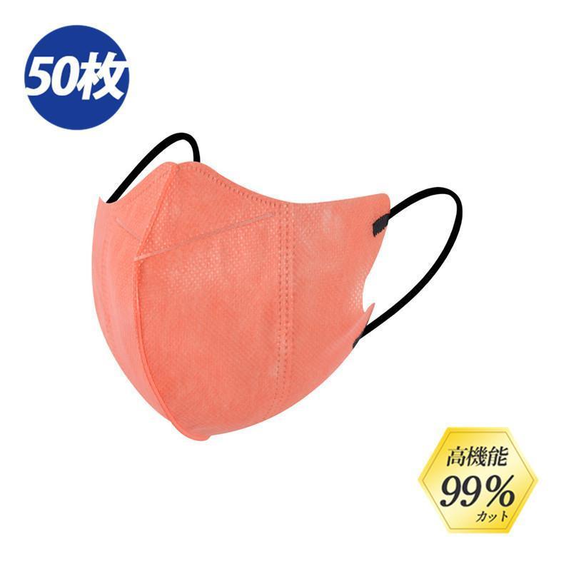 マスク 使い捨て 立体マスク 不織布 50枚入り 薄め 通気効果抜群 耳が痛くない 立体 大人用 通気性良い 3D フィルター 息がしやすい｜guti-st｜05