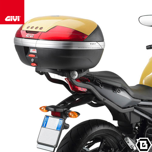 GIVI 364FZ リアキャリア リアボックス 用 MONORACK モノラック ／ YAMAHA XJ6 600 (13 - 15) /  YAMAHA XJ6 (09-12)他専用