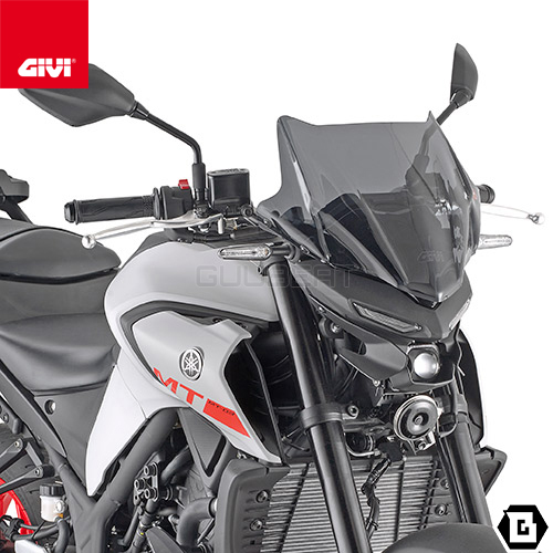 GIVI 4128S スモークスクリーン／KAWASAKI Z 650 (20 - 23