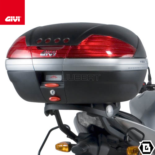 GIVI 448FZ リアキャリア リアボックス 用 MONORACK モノラック ／ KAWASAKI Z 1000 (07 - 09) /  KAWASAKI Z 750 (07 - 14)専用