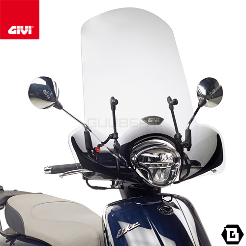 GIVI 6109A スクリーン／KYMCO LIKE 50-125-150 (17 - 23)専用／ジビ : 6109a :  GUUBEAT-MOTO - 通販 - Yahoo!ショッピング