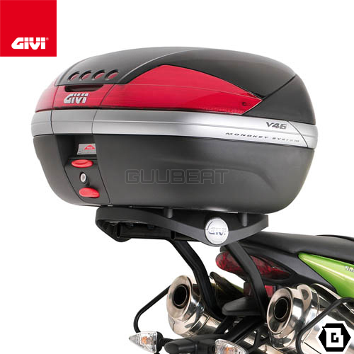 GIVI 727FZ リアキャリア リアボックス 用 MONORACK モノラック ／ TRIUMPH STREET TRIPLE 675 (07 -  12)専用