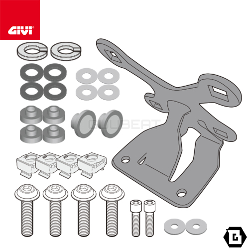 GIVI A1208A フィッティングキット スクリーン用／HONDA CB 650 R (24 