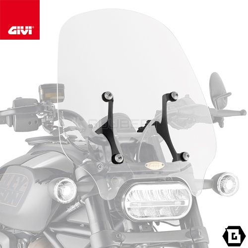 12/26当店在庫品】GIVI 8401A スクリーン／HARLEY DAVIDSON SPORTSTER