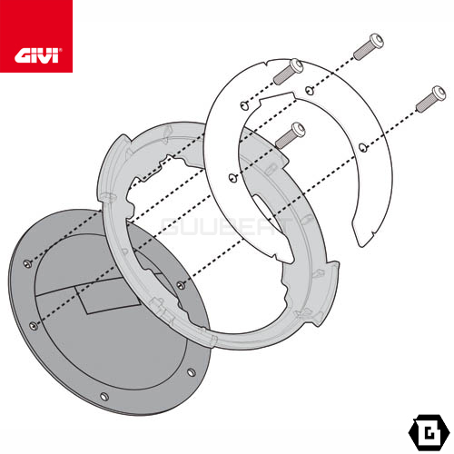 GIVI 【セール！4/30 23:59まで】GIVI T680 サイドバッグホルダー 
