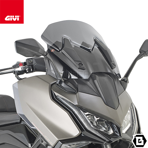 GIVI（ジビ） GIVI D6122ST クリアスクリーン｜KYMCO AK 550 PREMIUM