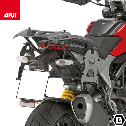 GIVI SRA7403 アルミニウム製 リアラック リアキャリア／DUCATI HYPERSTRADA 821 (13 - 16) / DUCATI  HYPERSTRADA 939 (16)専用／ジビ : sra7403 : GUUBEAT-MOTO - 通販 - Yahoo!ショッピング