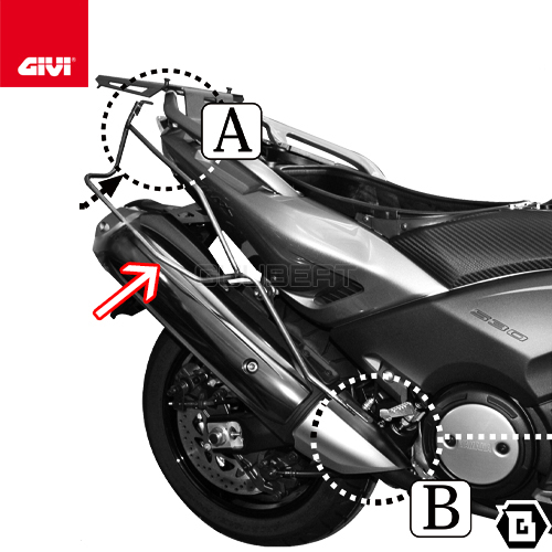 GIVI（ジビ） 【セール12/31まで】GIVI TB2013A バックレスト