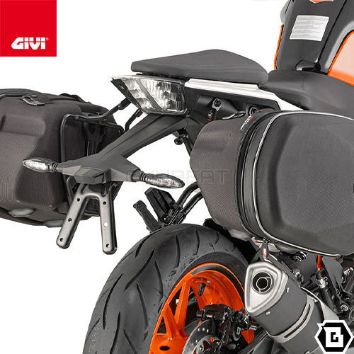 【9/1当店在庫品】GIVI TE7707 サイドバッグホルダー EASYLOCKサイドバッグ ST609 用／KTM DUKE 125-390  (17 - 23)専用／ジビ : te7707 : GUUBEAT-MOTO - 通販 - Yahoo!ショッピング