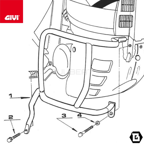 GIVI（ジビ） 【セール9/30まで】GIVI PL131 サイドケースホルダー