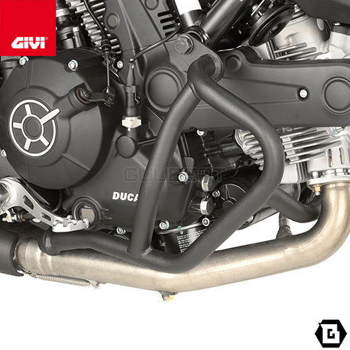 GIVI TN7407 エンジンガード エンジンプロテクター クラッシュバー／DUCATI SCRAMBLER ICON 800 (15 - 20)  / DUCATI SCRAMBLER 400 (16 - 20)専用 : tn7407 : GUUBEAT-MOTO - 通販 -  Yahoo!ショッピング