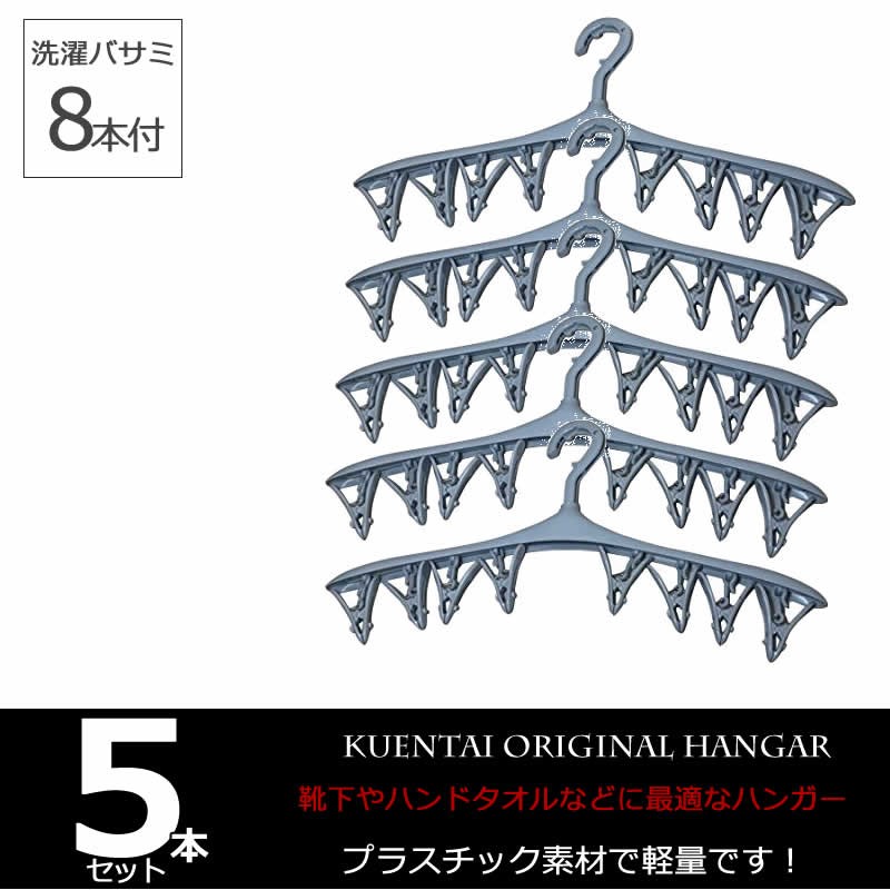 ピンチハンガー 2本セット 洗濯物干し 下着 靴下用 洗濯ハンガー 8ピンチ 小物ハンガー 軽量 家庭用 多機能 省スペース ハンガー シンプル オシャレ ホワイト 2 国内正規総代理店アイテム