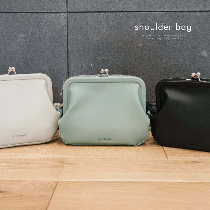 美品 Tatiana Pelletterie ショルダーバッグ がま口 グリーン