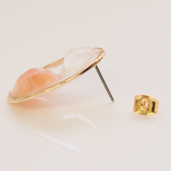 アクリルストーン レジンピアス イヤリング 軽量 軽い デイリー 華やか