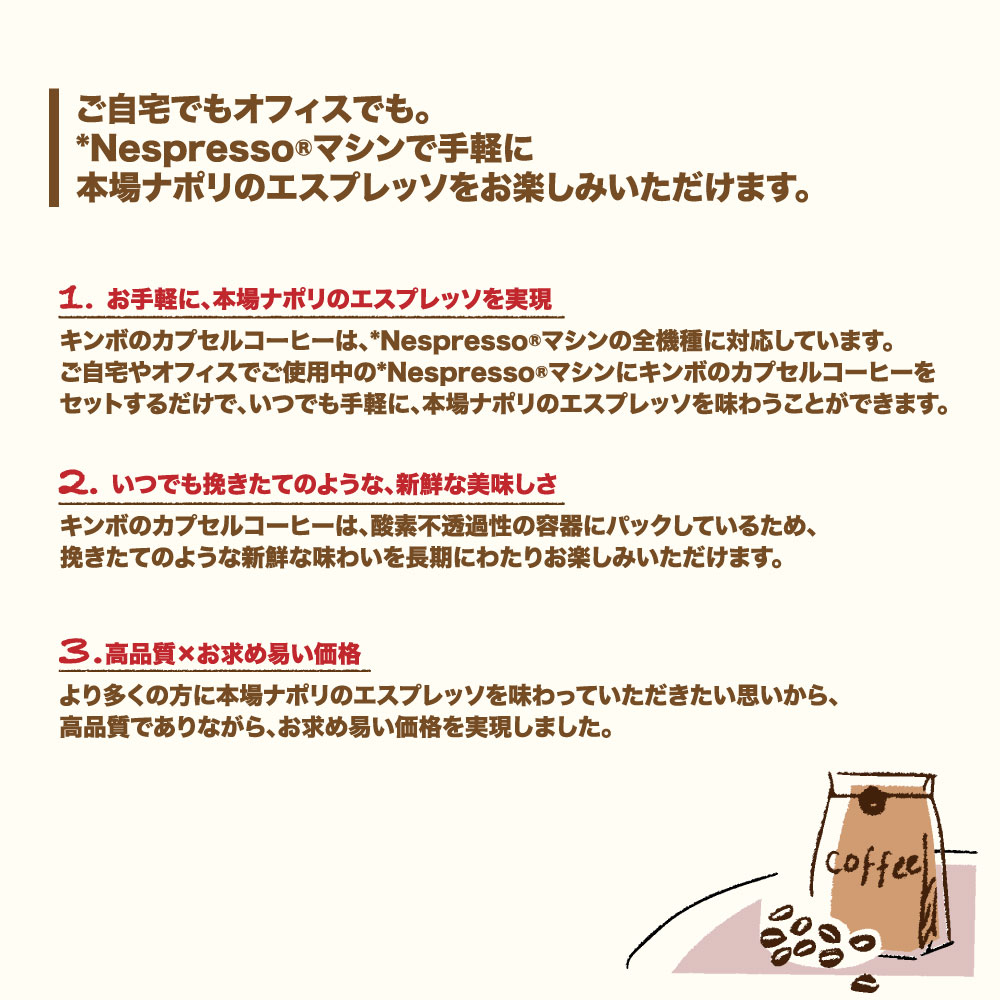【新品】Nespresso コーヒーカプセル (ナポリ)×10個 Amazon | ネスプレッソ カプセル 互換 キンボ kimbo コーヒー