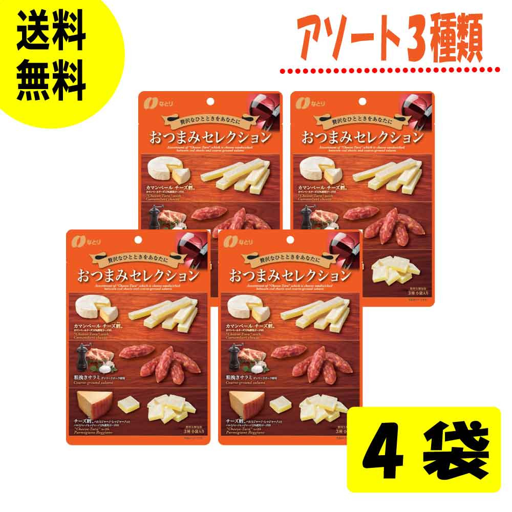なとり 【アウトレット】 おつまみセレクション 橙 だいだい 63g×4袋