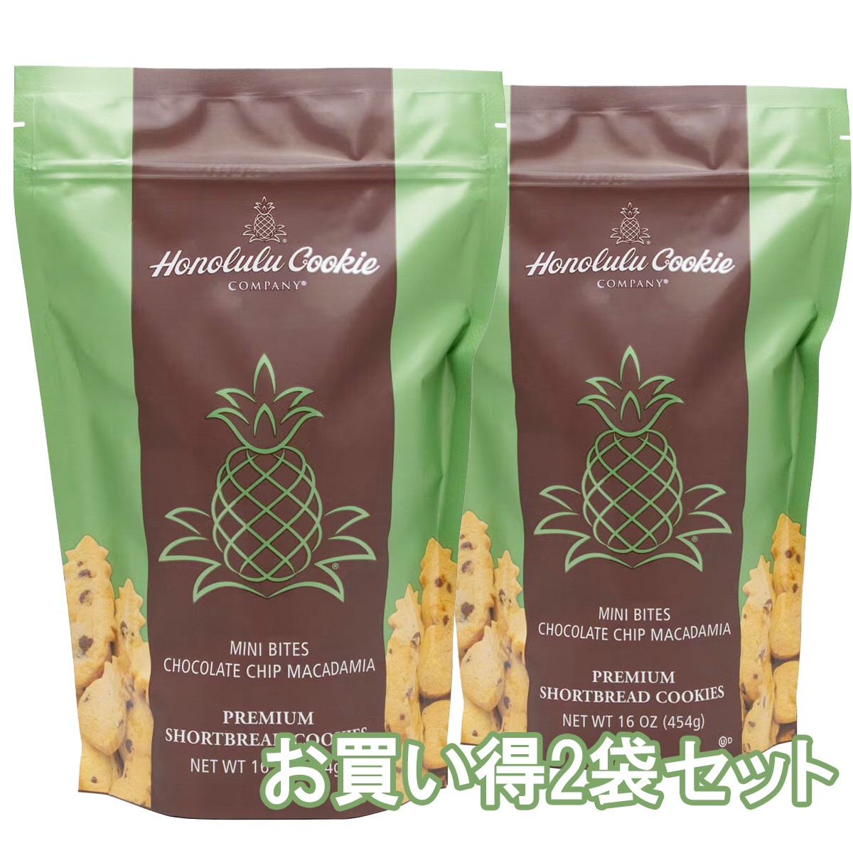 ホノルルクッキー チョコチップマカダミアクッキー 454g : GYY - 通販