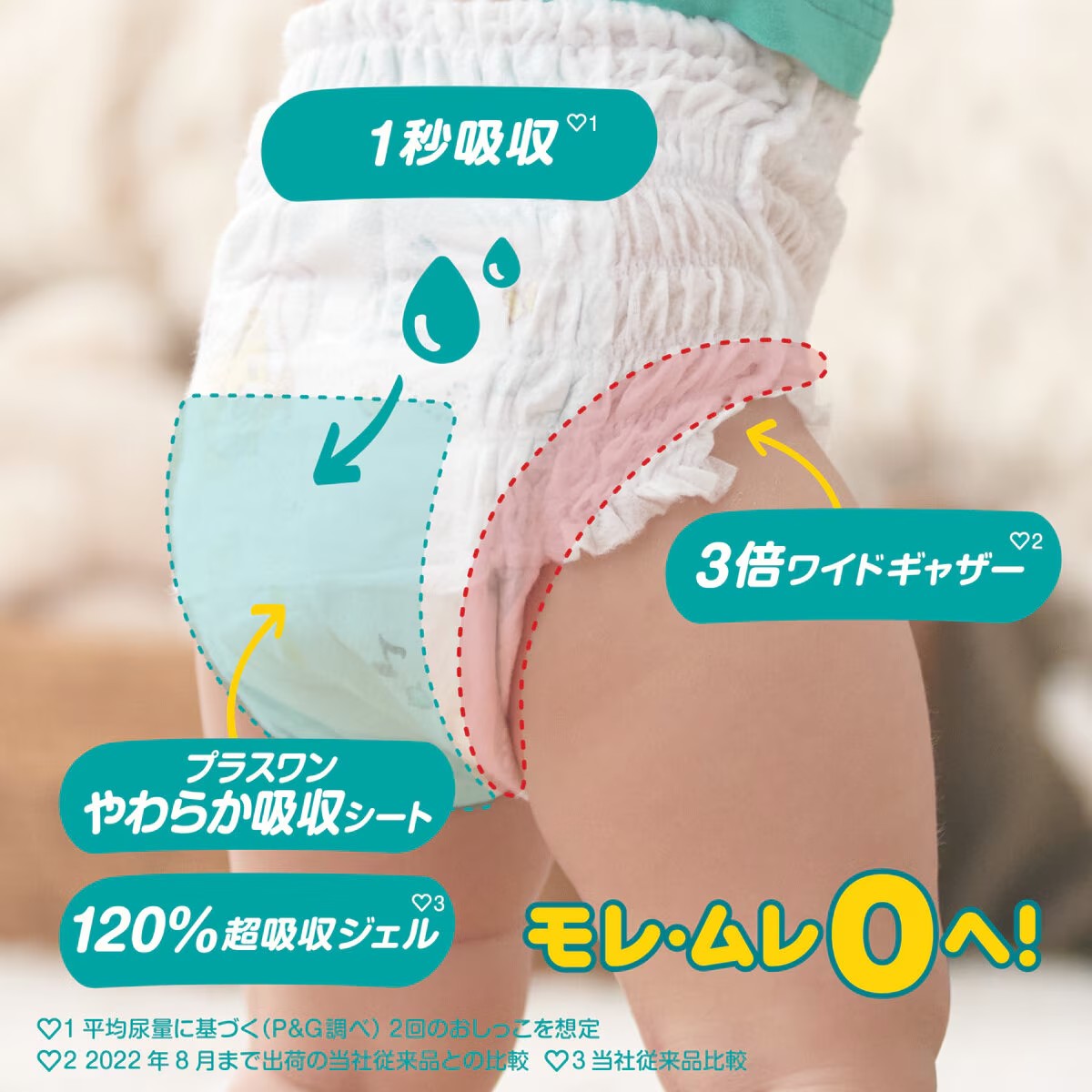 パンパース（Pampers） 【パンツ Mたっちサイズ】パンパース オムツ