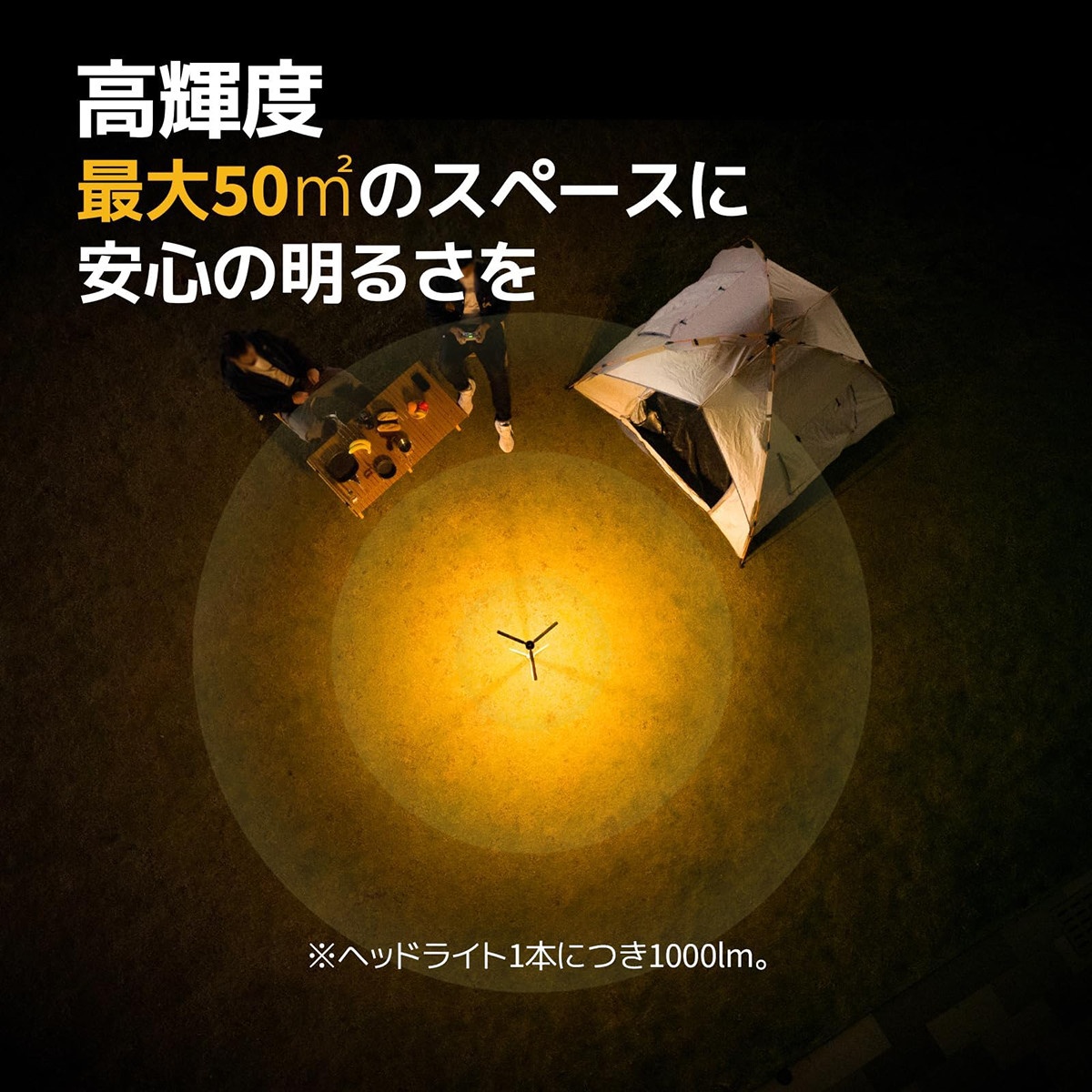 BougeRV 伸縮式折畳みLEDライト 最大60時間の連続使用 : GYY - 通販