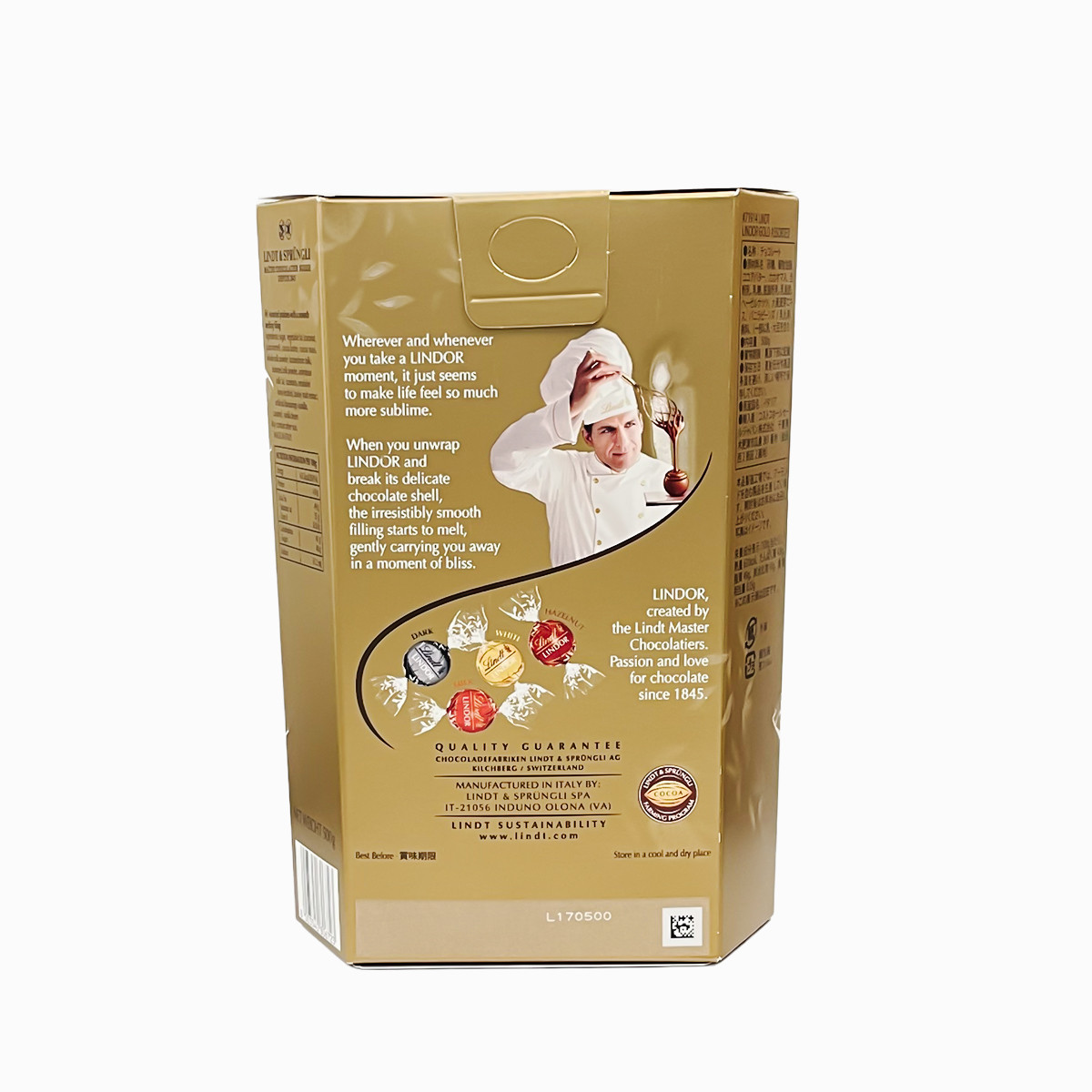 リンツ（Lindt） リンドール ゴールド アソート 500g : GYY - 通販