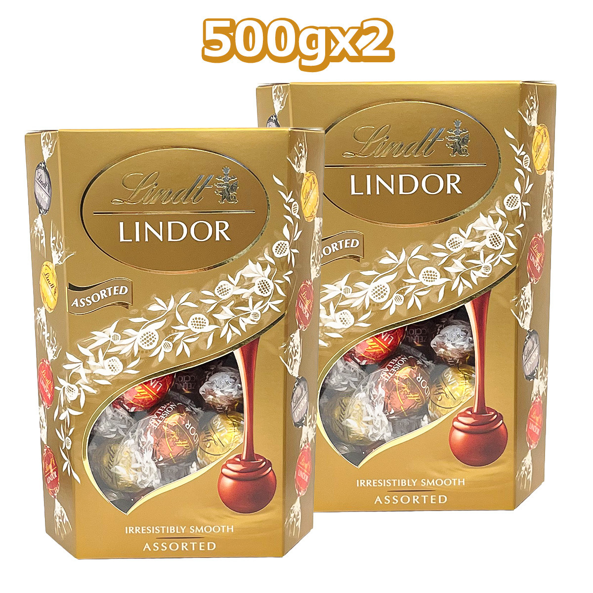 【未開封】リンツリンドール ゴールド アソート 600g 5個セット 新品未開封】リンツリンドールチョコレート ゴールドアソート600g×5個