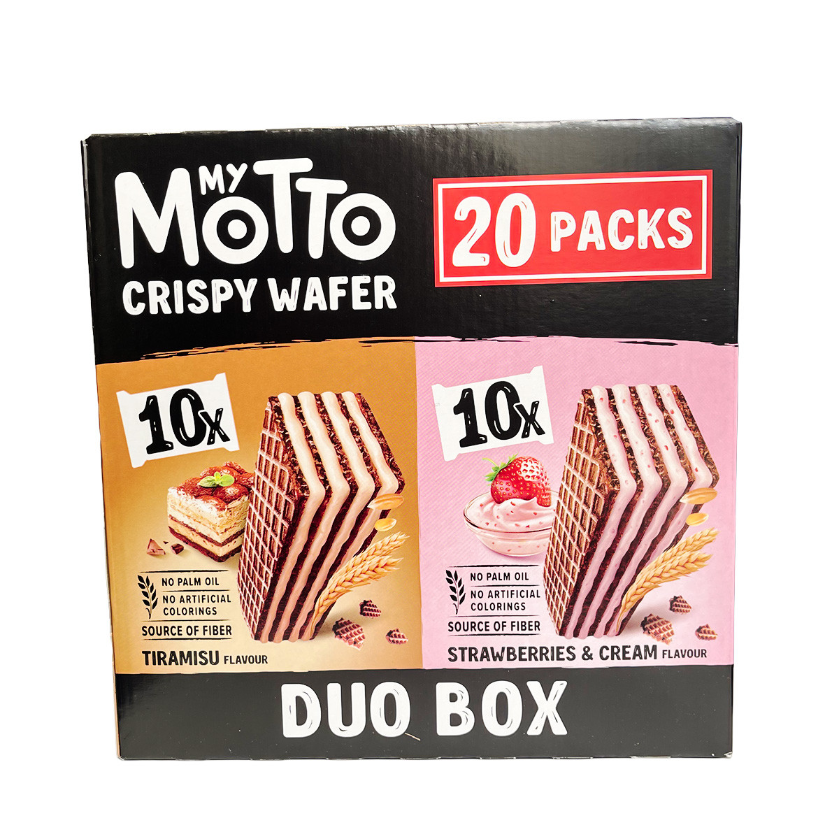 マイモット ウェハース ティラミス味&ストロベリークリーム味 30g x 20