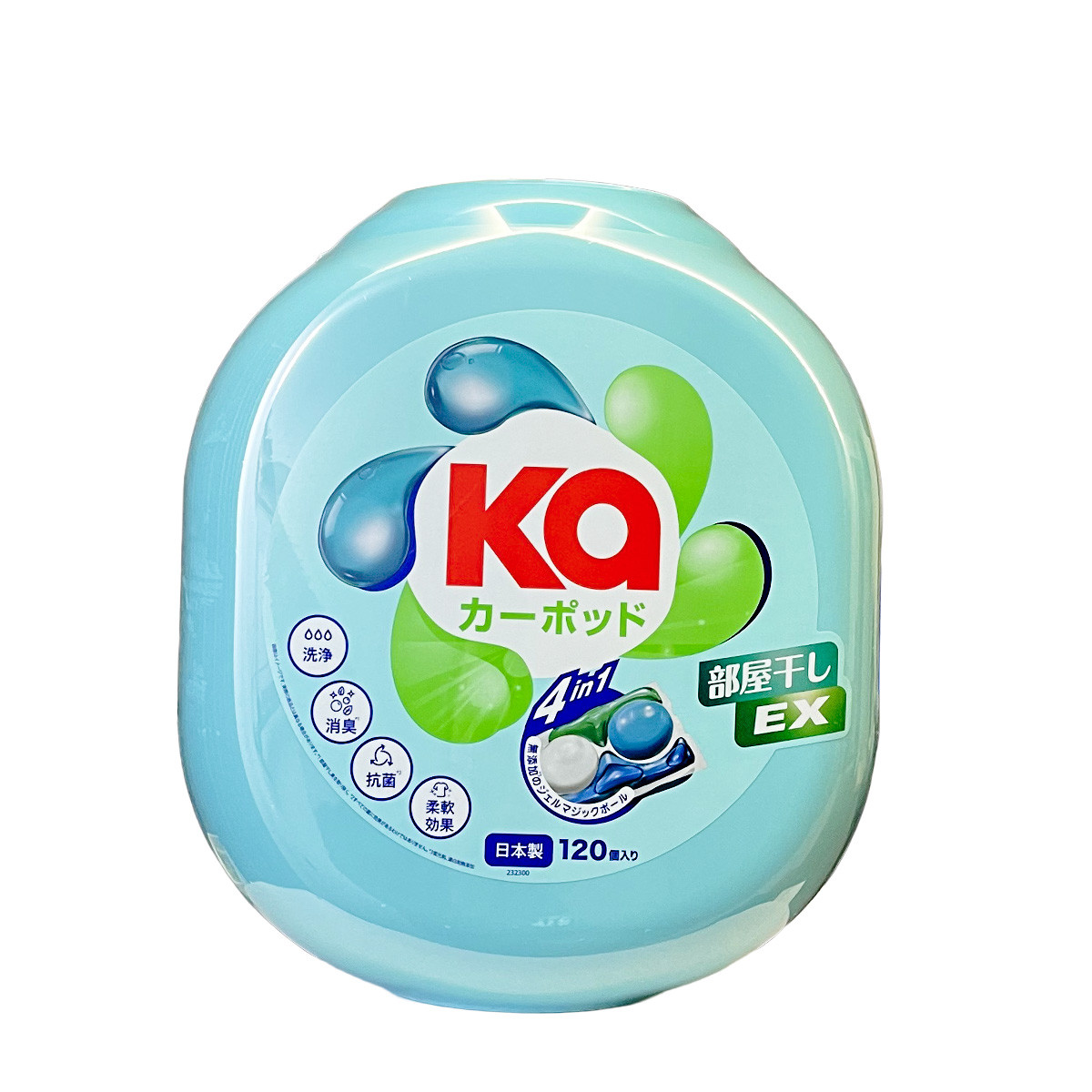 KaPOD（カーポッド） Ka 衣料用洗濯洗剤 ジェルマジックボール 120個