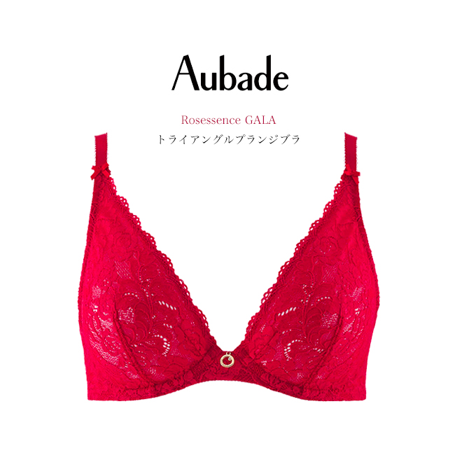 Aubade オーバドゥ Rosessence トライアングルプランジブラ レースブラ