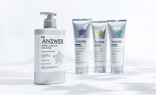 人気急上昇！美容液発想ヘアケア・The Answerほか