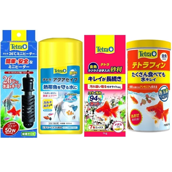 【アクア用品が15％OFF！】Tetra_魚の餌や砂利、水質調整剤など