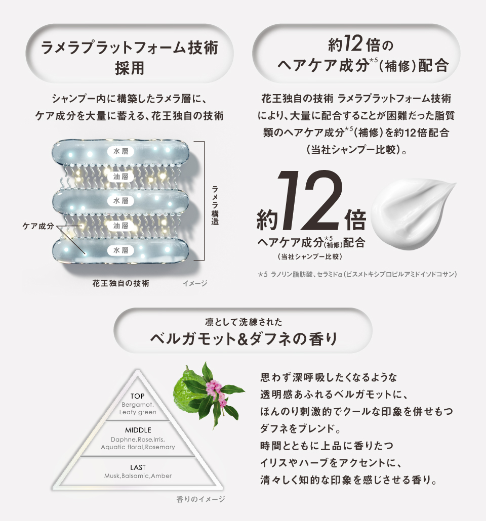 ラメラプラットフォーム技術採用