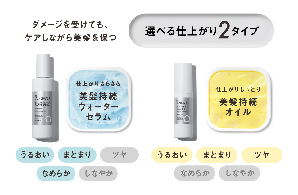 ダメージを受けながらも、ケアしながら美紙を保つ