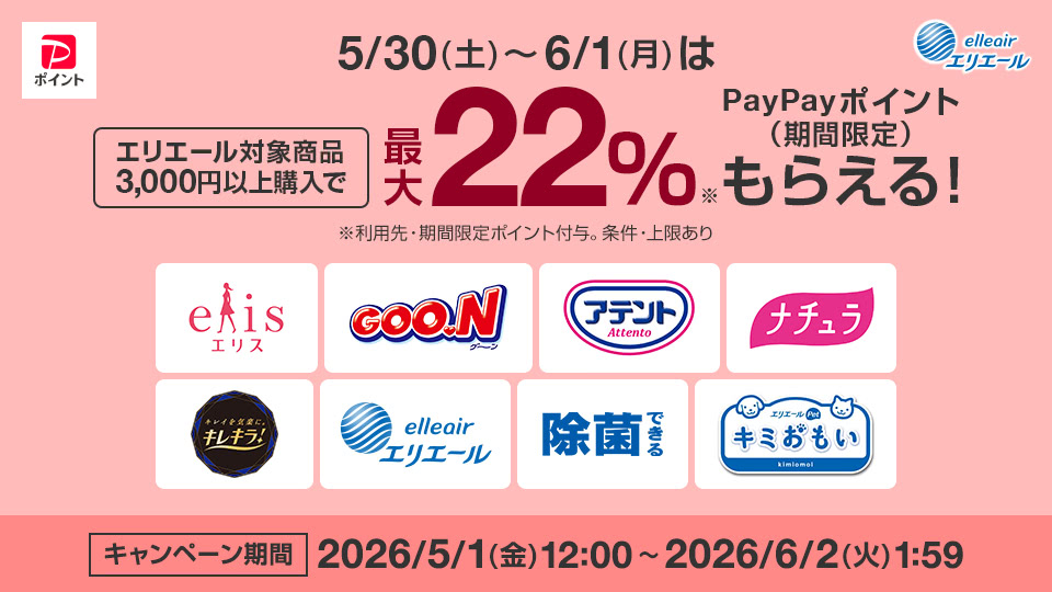 PayPayキャンペーン　大王製紙