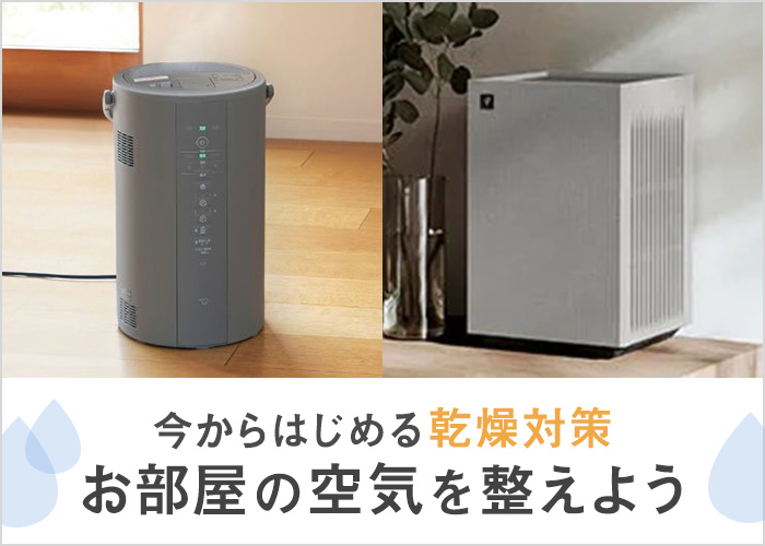 季節物家電（加湿器・空気清浄機）