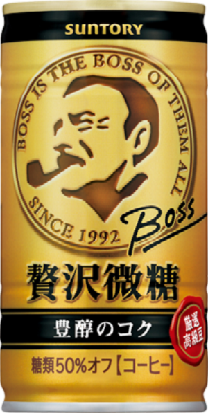 LOHACO - 【缶コーヒー】サントリー BOSS（ボス） 贅沢微糖 185g
