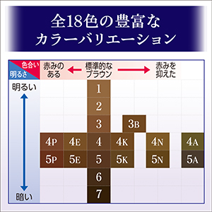 LOHACO - サロンドプロ 無香料ヘアカラー 早染めクリーム 白髪用 4E