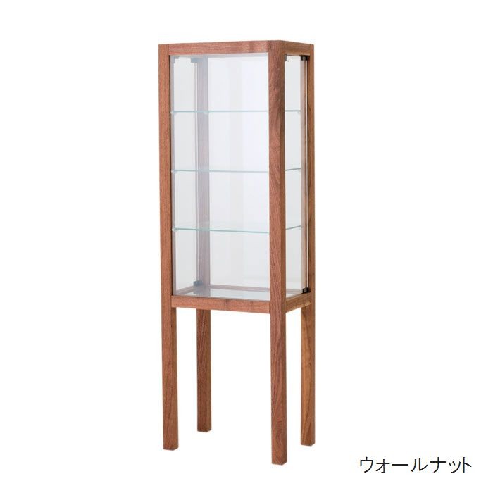期間限定！【大川家具】国産ガラス戸棚 書棚 コレクションケース 完成品 ガラスケース コレクションケース 飾り棚 45 コレクションボード 完成